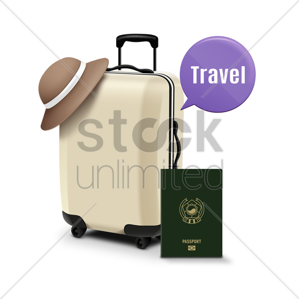 Luggage Clipart Trolley Bag - Illustration (600x600)