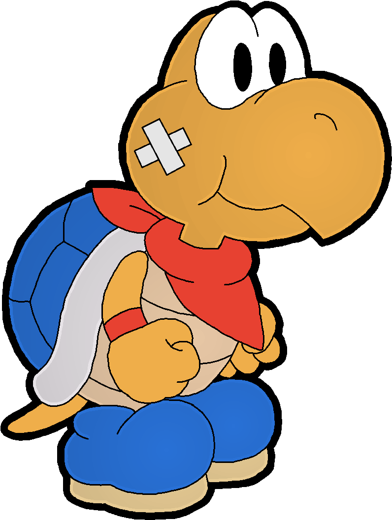 The Veteran Explorer By Leonidas23 - Paper Mario Kooper Png (965x1200)