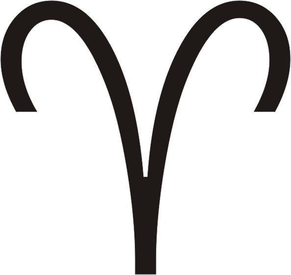Other Symbolism Includes The Astrological Sign Aries, - Aries Sign (593x561)