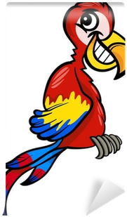 Macaw Clip Art Cartoon Illustration Wall Mural • Pixers® - Second Grade Reading Book: Word Play And Word Puzzles (400x400)