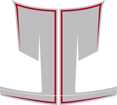 Dodge Challenger 2015 To Present Hammerhead Hood Decal - Dodge Challenger 2015 To Present Hammerhead Hood Decal (400x361)
