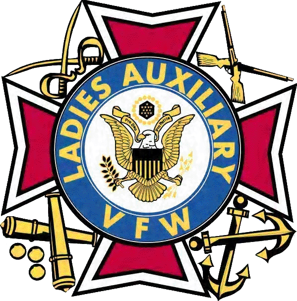 Vfw Ladies Auxiliary Logo - Veterans Of Foreign Wars Auxiliary (599x607)