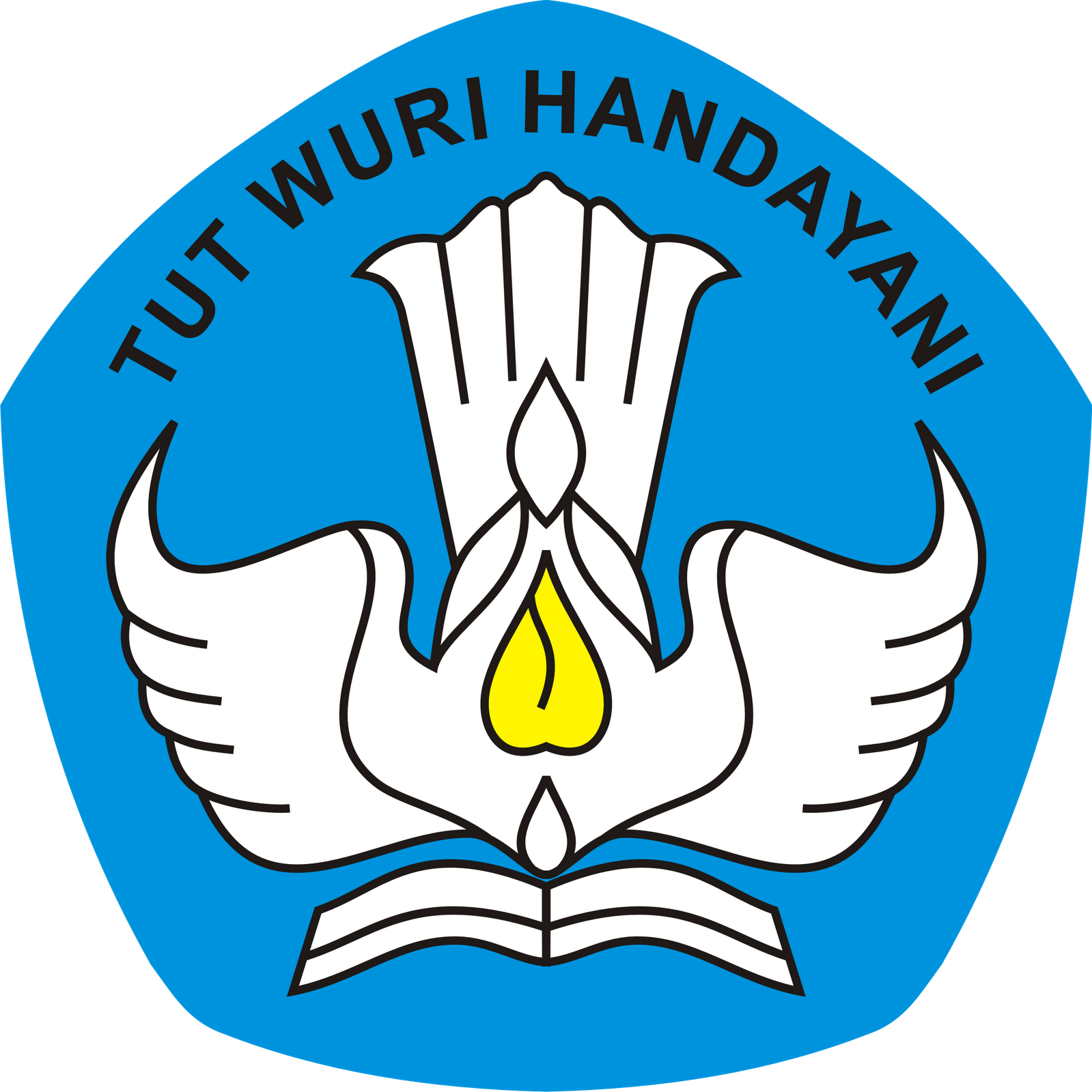 Gedung Kerthatampak Depan - Logo Tut Wuri Handayani Png (1599x1600)