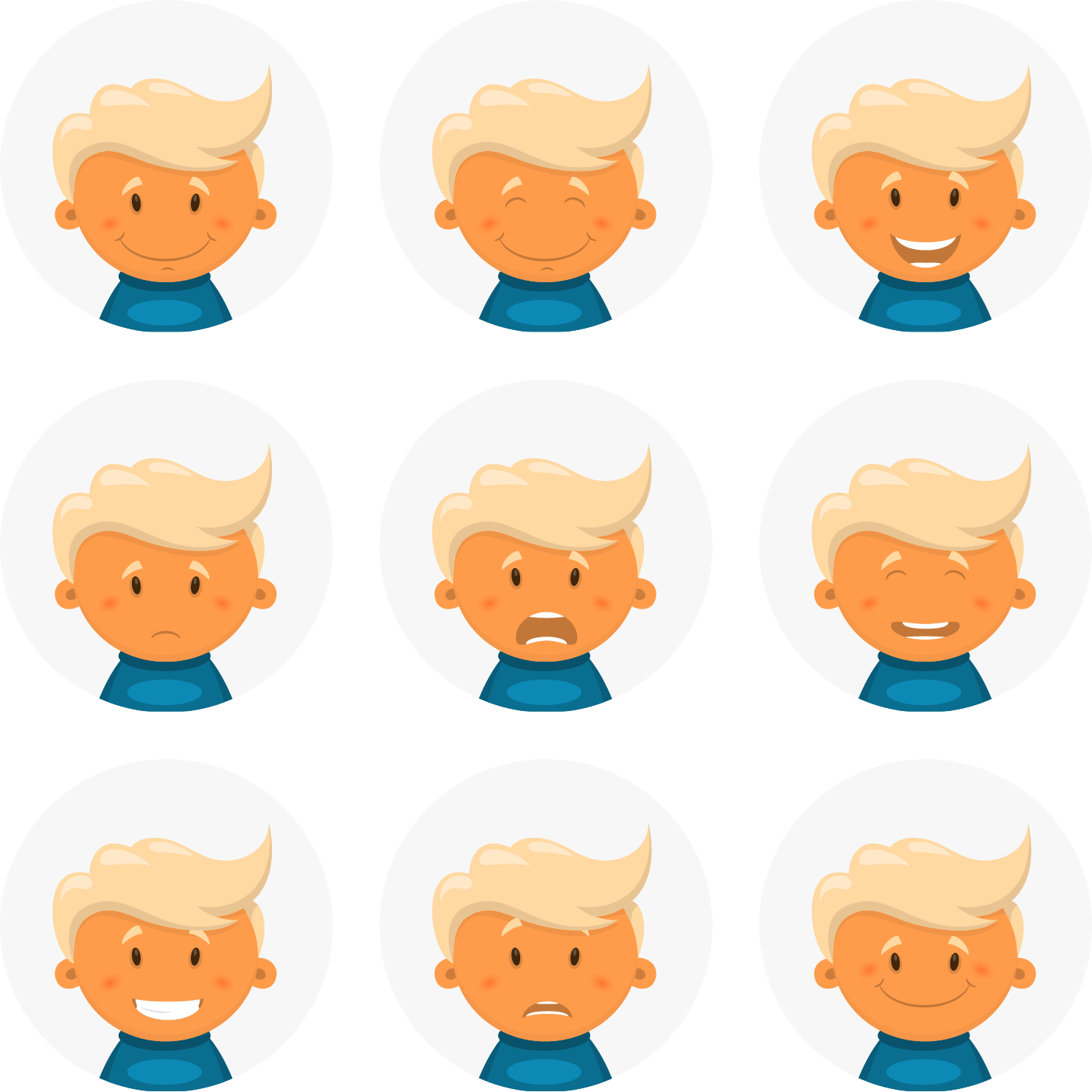 Smile Emoticon Clip Art - Smile Emoticon Clip Art (1482x1482)