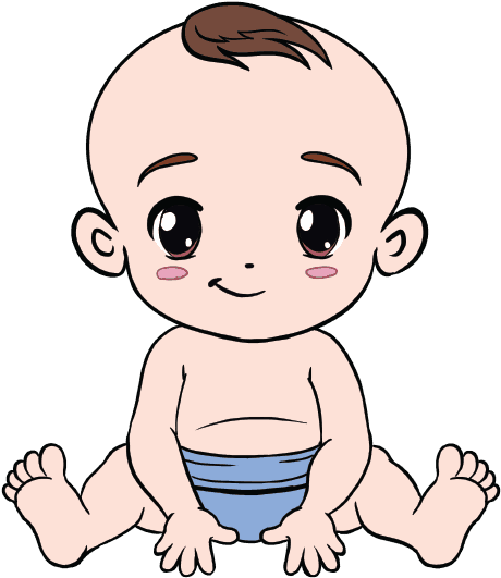 How To Draw A Baby In A Few Easy Steps Easy Drawing - Draw A Baby Boy (678x600)