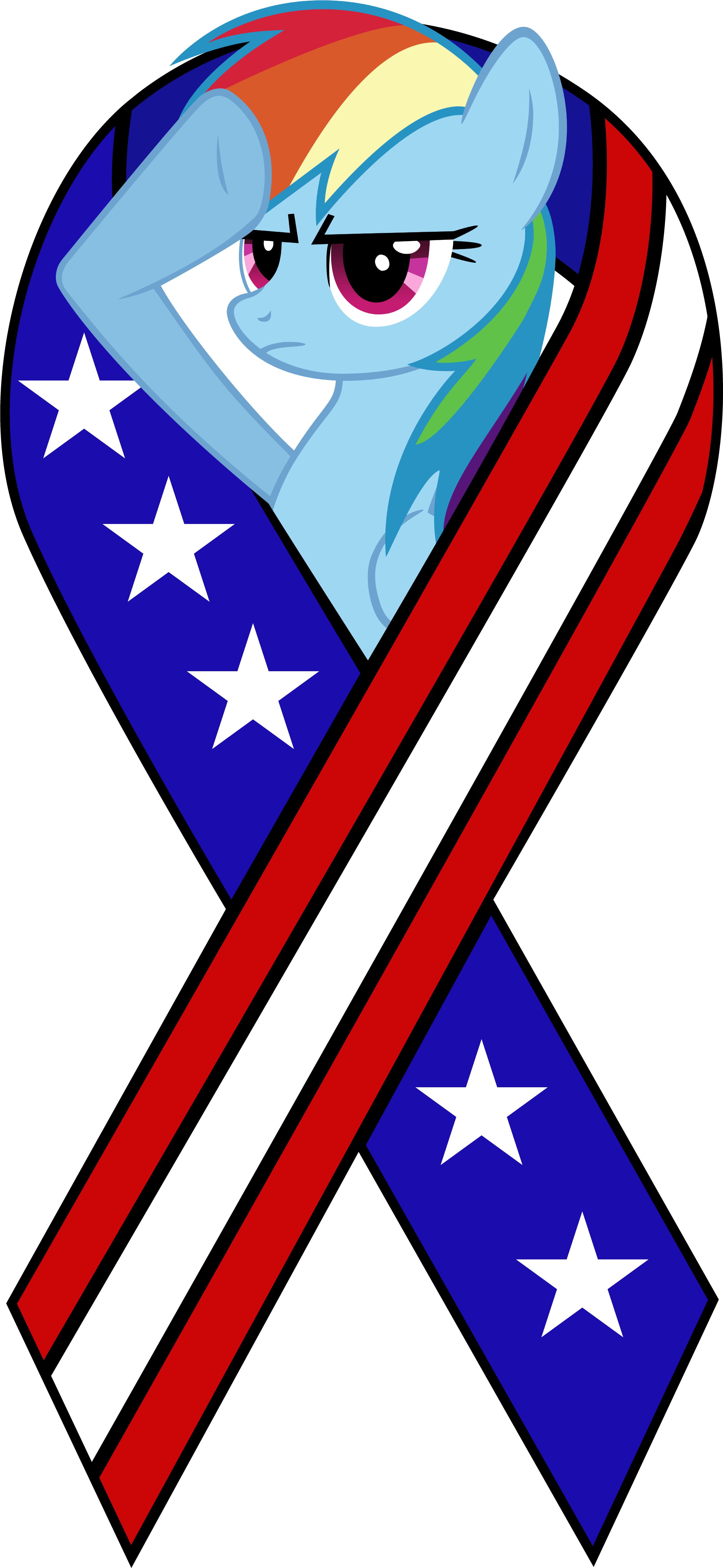 Veterans Day 2012 By Techrainbow Veterans Day 2012 - Rainbow Dash Salute (4320x7680)