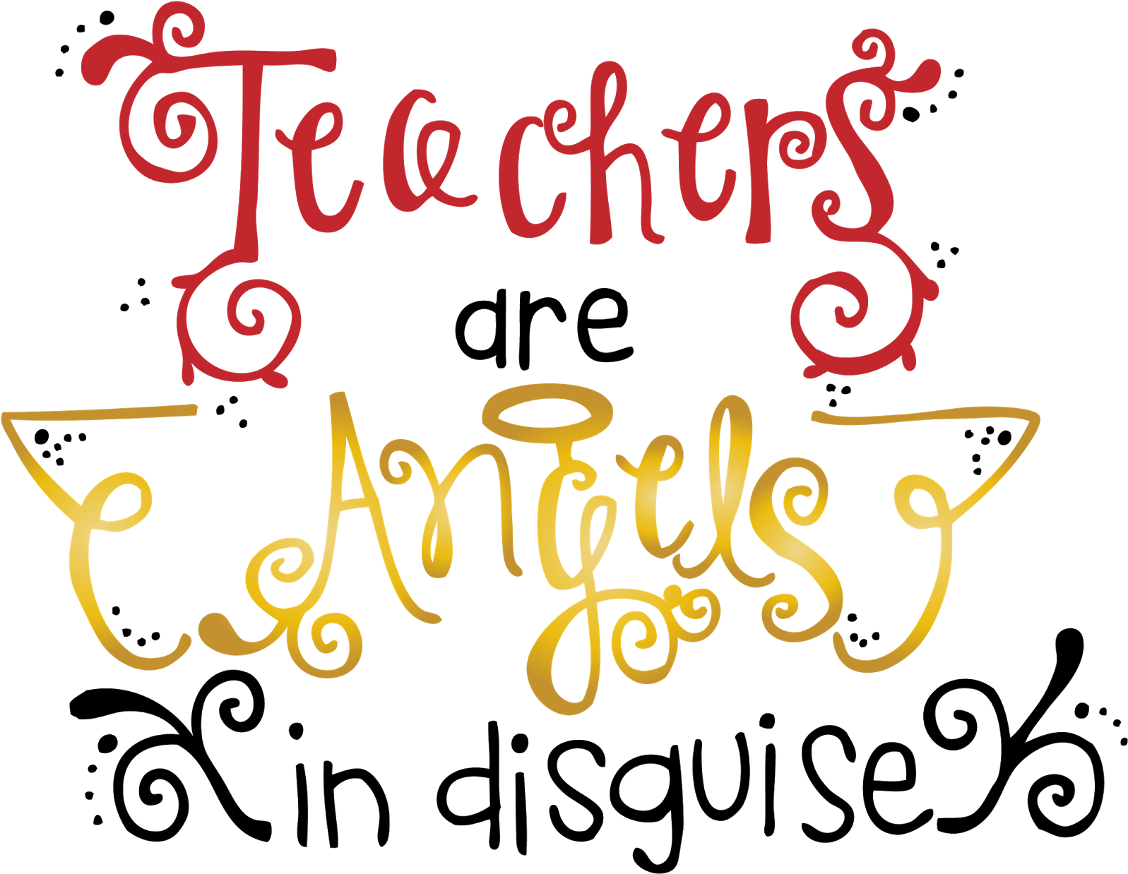 Thank You Clip Art Free Clipart Images - Thank You Teachers For All You Do (1600x1244)
