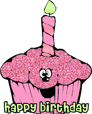 Funny Animated Clip Art Free Animated Happy Birthday - Gif Animadas De Cumpleaños (389x478)