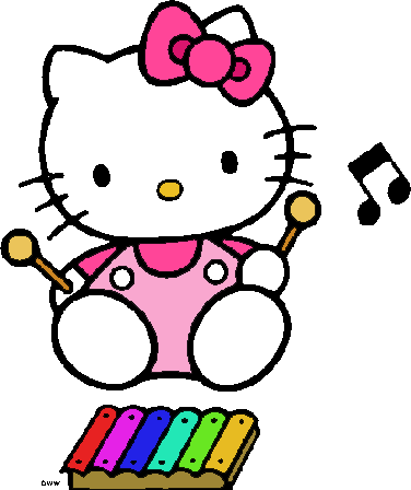 Hello Kitty Clip Art Thank You Clipart Panda Free Images - Hello Kitty Cartoon Character (376x448)