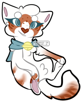 Thinking Fondly Of You By Pupsfluff - Cartoon (400x387)