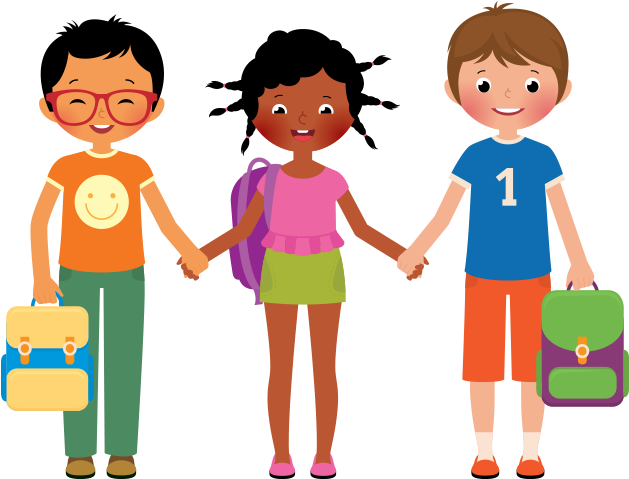 Event In Albuquerque, Nm - Friends Holding Hands Cartoon (650x489)