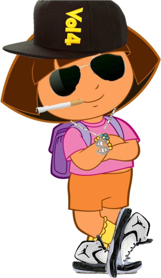 Dora Animated Cartoon Character - Cartoon Character (734x1088)