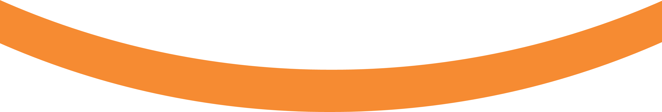 Orange Abstract Lines Transparent Image - Orange Curved Line Png (2580x440)