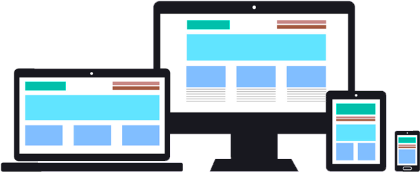 Responsive Web Design - Computador Em Tela De Sites (725x358)