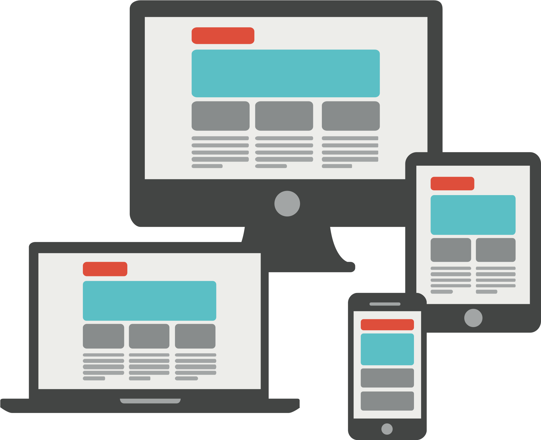 Responsive Web Design - Responsive Web Design Vector Png (1900x1900)