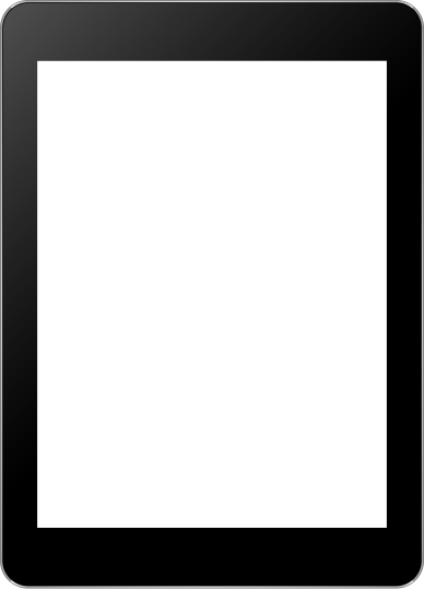 Mobile Phone Template Png (388x539)