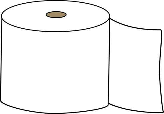Toilet Paper Clip Art - Circle (550x382)