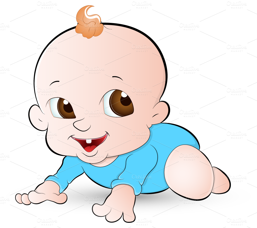 Babies Png Amp Vectors - Naughty Baby Cartoon (1000x888)