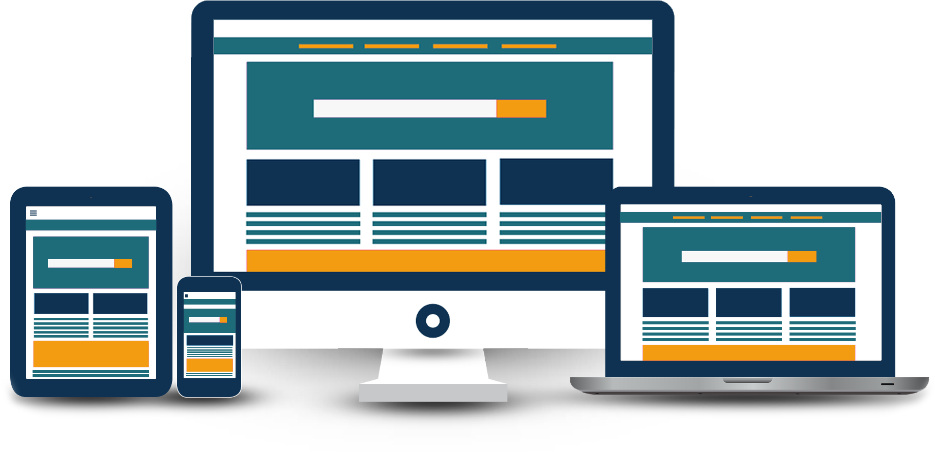 We Make Your Website Fulfadeinupl Responsive For All - Computer Monitor (1871x903)