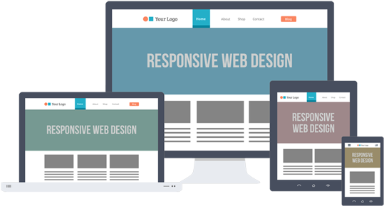Contact With Us To Developed Your Website Once And - Responsive Website Into Mobile (542x408)