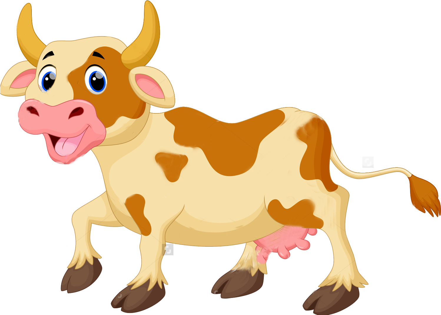 Cattle Feed Supplements - Cow Images In Cartoon (1500x1171)