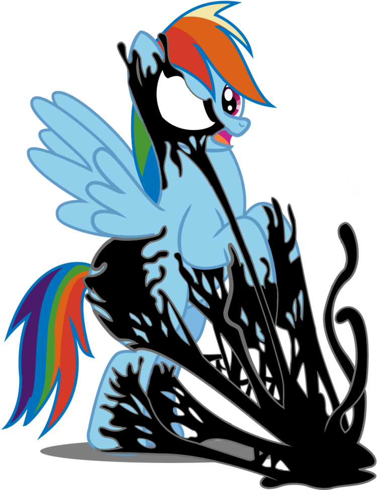 Beginning Of Rainbow Venom By Gamerpen - Rainbow Venom (764x1045)