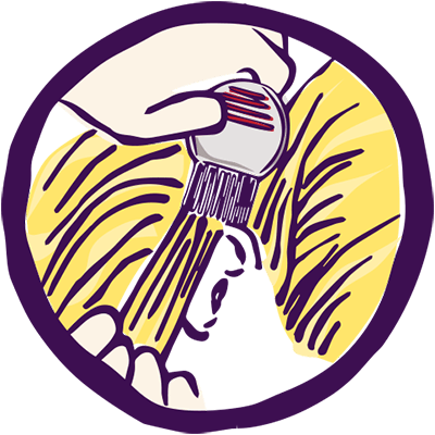 You Want To Part The Hair To Get A Good Look At The - You Want To Part The Hair To Get A Good Look At The (400x400)