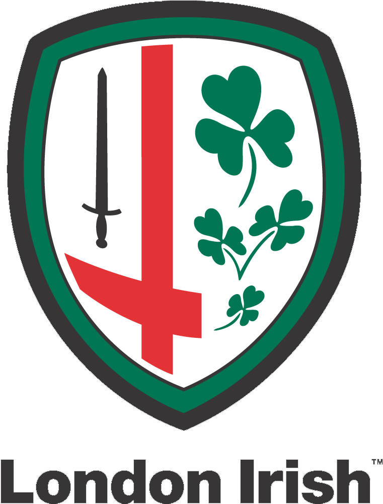 No Luck Of The Irish As The Shark Bite Back - London Irish Logo (798x1000)