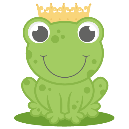 Frog Prince Svg Cutting File For Cricut Princess Svg - Cute Clip Art Frog (432x432)