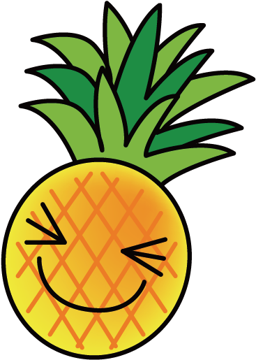 Pineapple Cake Clip Art - สับปะรด การ์ตูน น่า รัก ๆ (625x625)