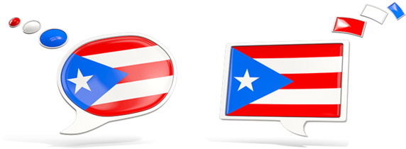 Puerto Rico Clipart Bubble - Flag Of Puerto Rico (640x480)