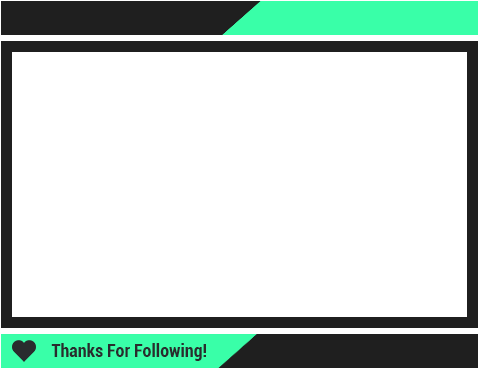 Flat Design Twitch Webcam Overlay [free] By Kaffemlg - Parallel (1920x1080)