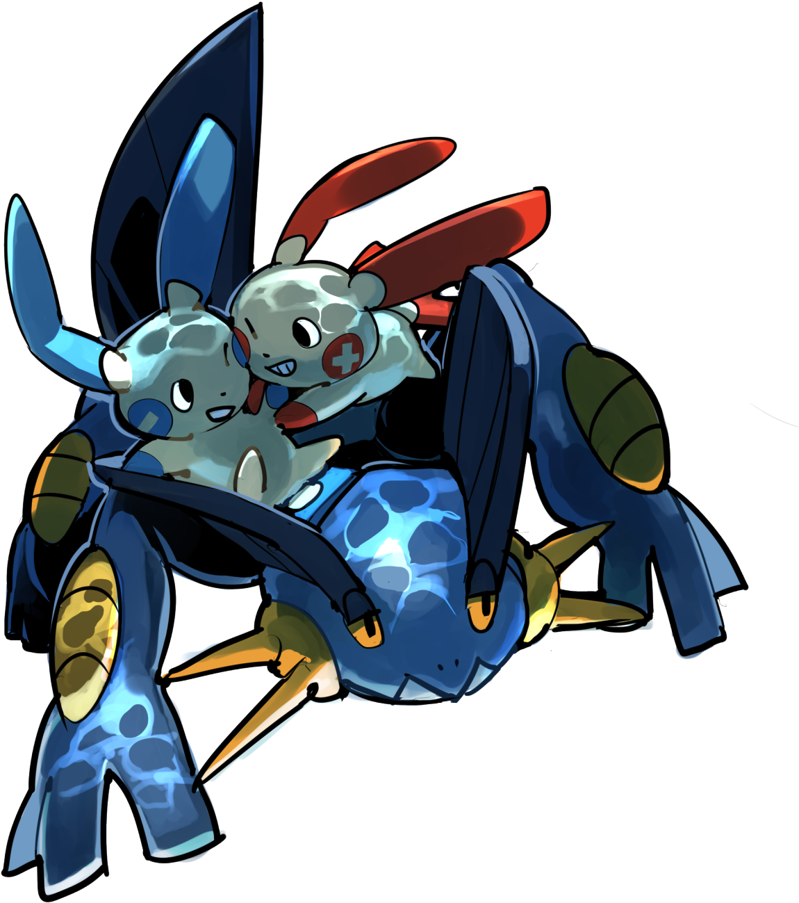 Vertebrate Cartoon Mecha Clip Art - Clip Art (1280x1344)