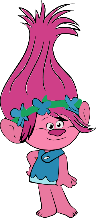 Movies, Personal Use, Troll, - Poppy From Trolls Clipart (335x757)