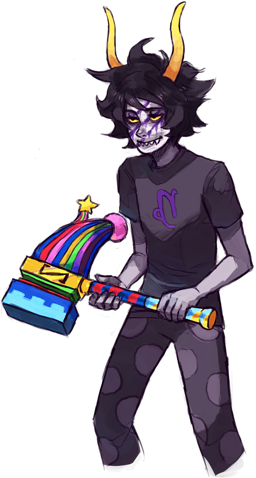A Sad Sinner, I Wanted To Try To Make A Cartoon Style - Makara (517x963)