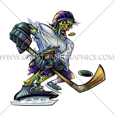 Ice Hockey Graphics - Hockey Player Transparent Slapshot (385x385)