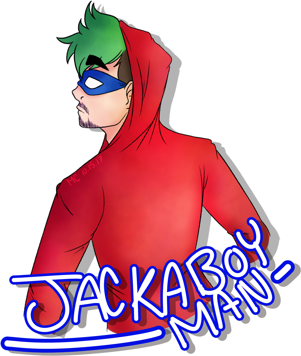 Jacksepticeye Jse Septicart Jackaboy Man Jackieboy - Cartoon (1280x1280)