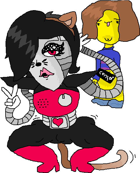 Undertale Collaboration With Uraboob Owo By Skeletonnekogems12 - Cartoon (572x621)