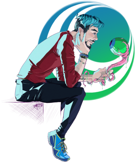 Man, Has It Really Been More Than A Year Since I Drew - Illustration (500x609)