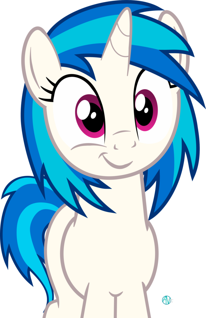 Vinyl Scratch Smirk Vector By Arifproject - Vinyl Scratch Angry (721x1109)