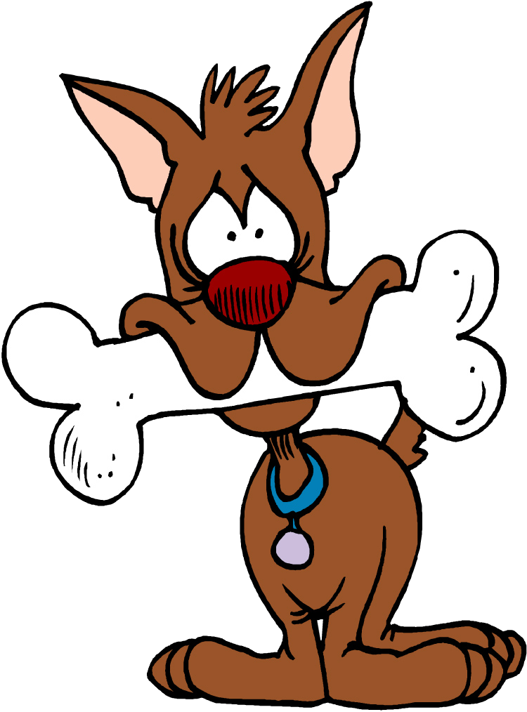 Hot Diggity Dog - Dog With A Bone (750x1014)