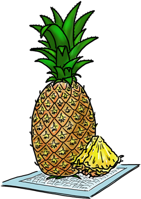 Golden Pineapple - Pineapple (452x452)