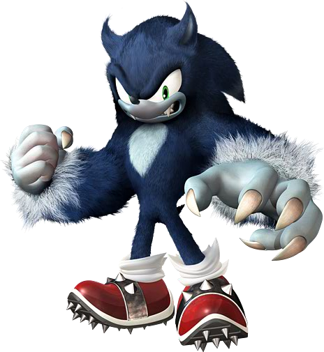 Sonic The Werehog By Pokesega64 - Sonic The Hedgehog Wolf (464x505)
