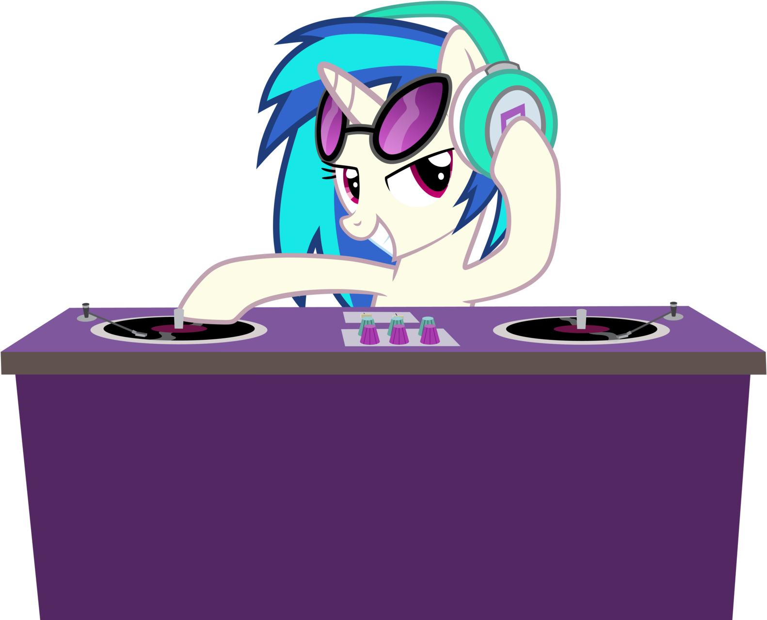 The Dj By Nsaiuvqart - Unicorn (1600x1280)