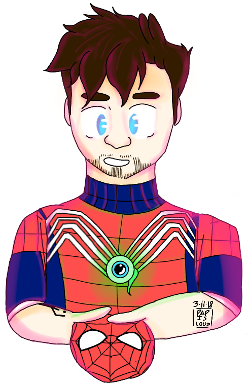 Jacksepticeye Therealjacksepticeye Jackaboy Spider - Cartoon (768x768)