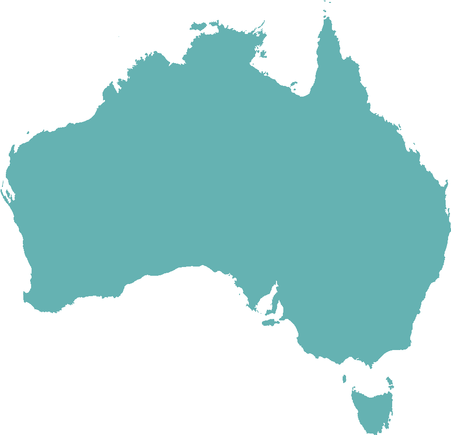 Blue Map Of Australia (969x944)