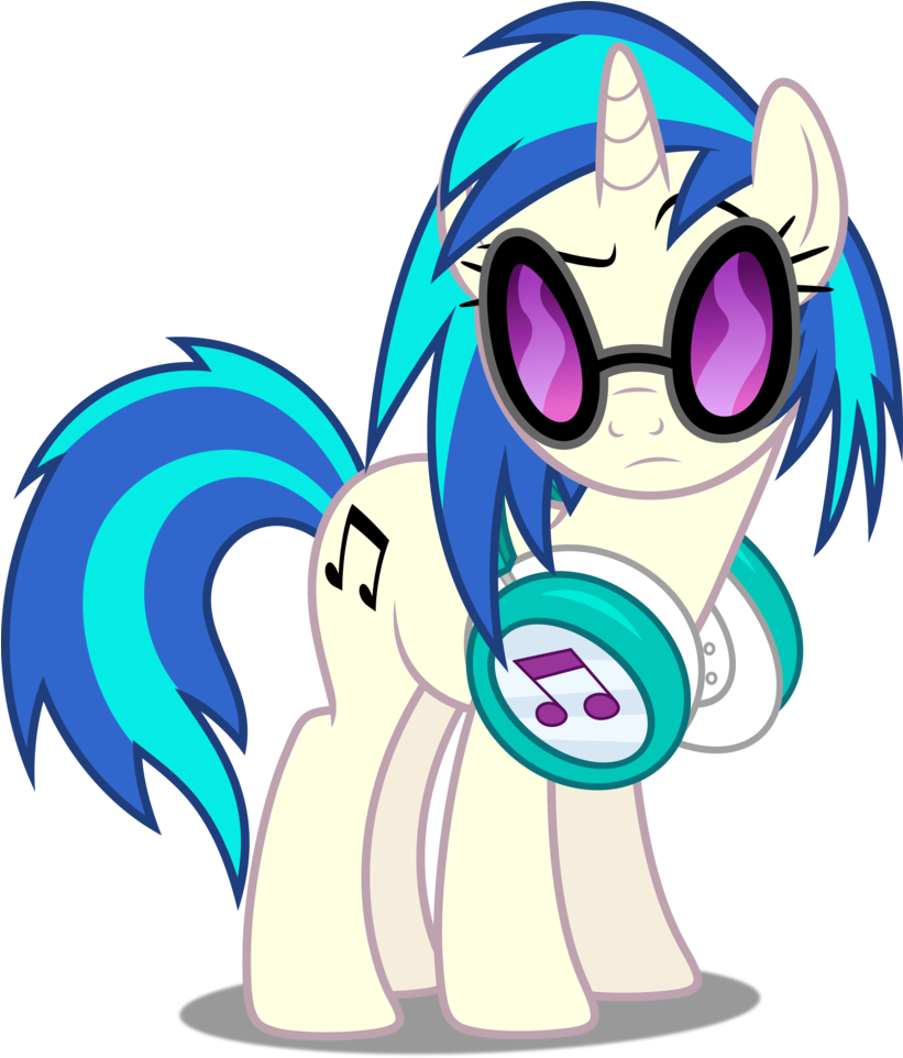 Vector - Vinyl Scratch Slice Of Life (820x975)