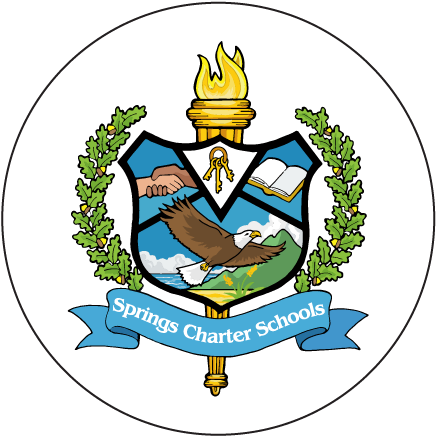 Springs Crest Permanent Decal - River Springs Charter School (490x505)