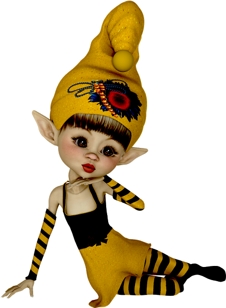 Sweet Little 3dart - Doll (481x640)