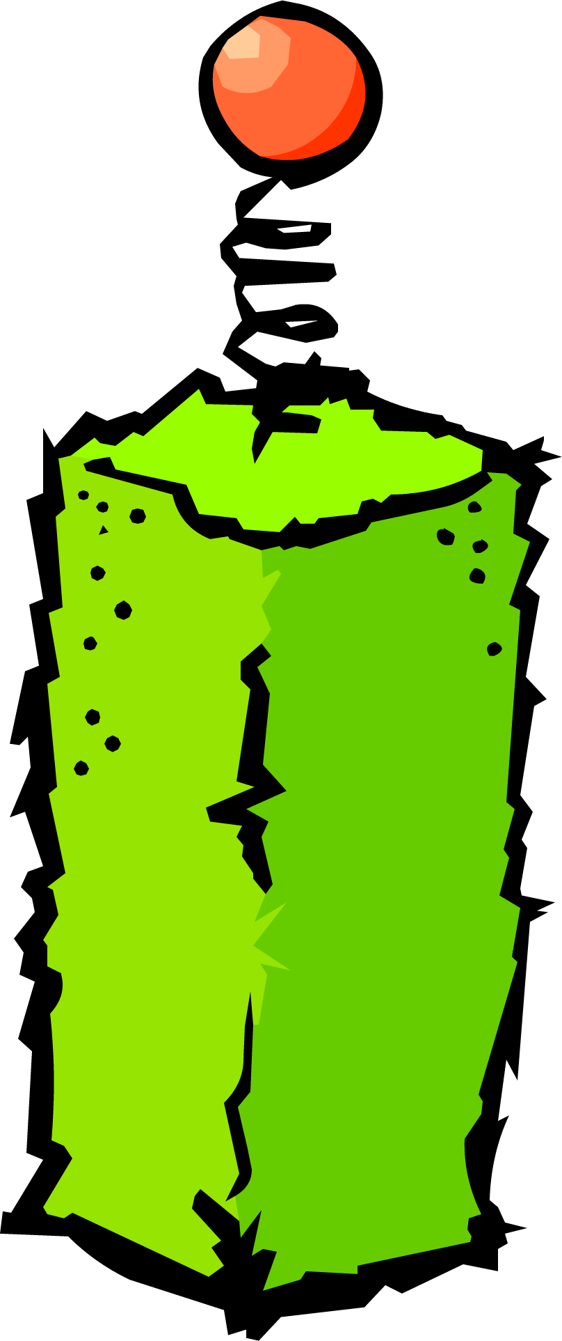 Small Scratching Post - Puffle Scratching Post (808x1925)